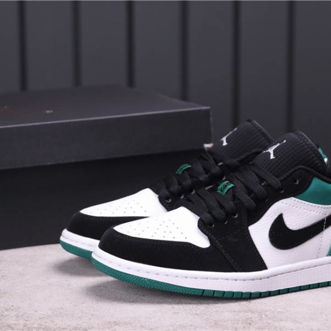 AAA 53USD Air Jordan 1 Low Mystic Green 553558-113 36-46