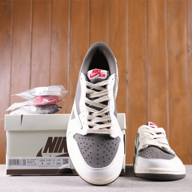 Top replicas US$44 TS Air Jordan 1 Low OG Reverse Mocha DM7866-162 Size 36-46