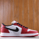 Close look US$62 Air Jordan 1 Low OG Chicago 705329-600 Size 40-47.5