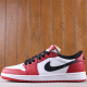 Close look US$62 Air Jordan 1 Low OG Chicago 705329-600 Size 40-47.5