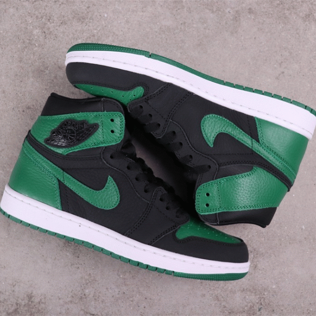 53USD Air Jordan 1 HIGH Pine Green 555088-030 SIZE 36-47.5 Sneakers, Air Jordan 1 High image