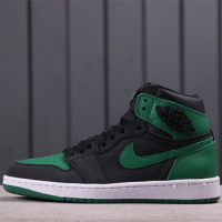 53USD Air Jordan 1 HIGH Pine Green 555088-030 SIZE 36-47.5