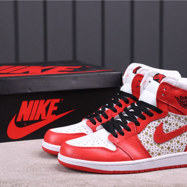 58USD Air Jordan 1Light Fusion Red 555088-600 40-47.5 image