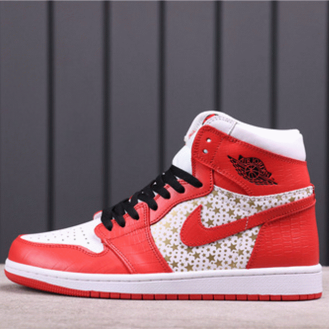 58USD Air Jordan 1Light Fusion Red 555088-600 40-47.5 image