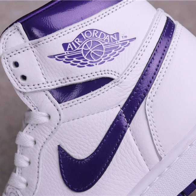 Close look 62USD Air Jordan 1 High OG WMNS Court Purple CD0461-151 36-47