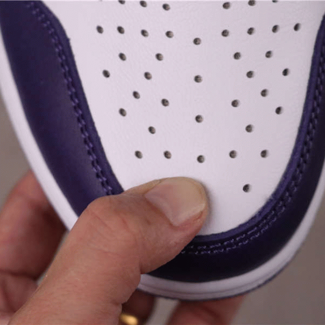 78USD Air Jordan 1 High OG Court Purple 555088-500 36-47.5 Sneakers, Air Jordan 1 High image