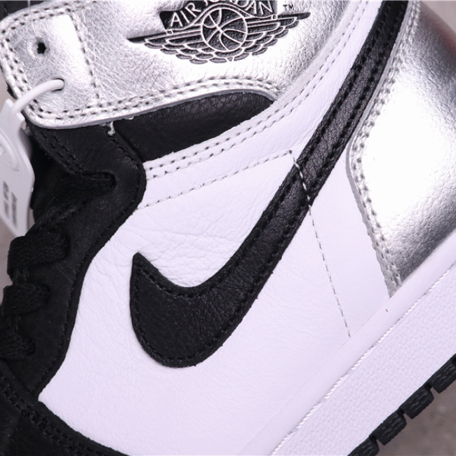 84$USD Air Jordan 1 High OG Silver Toe CD0461-001 36-47.5 image