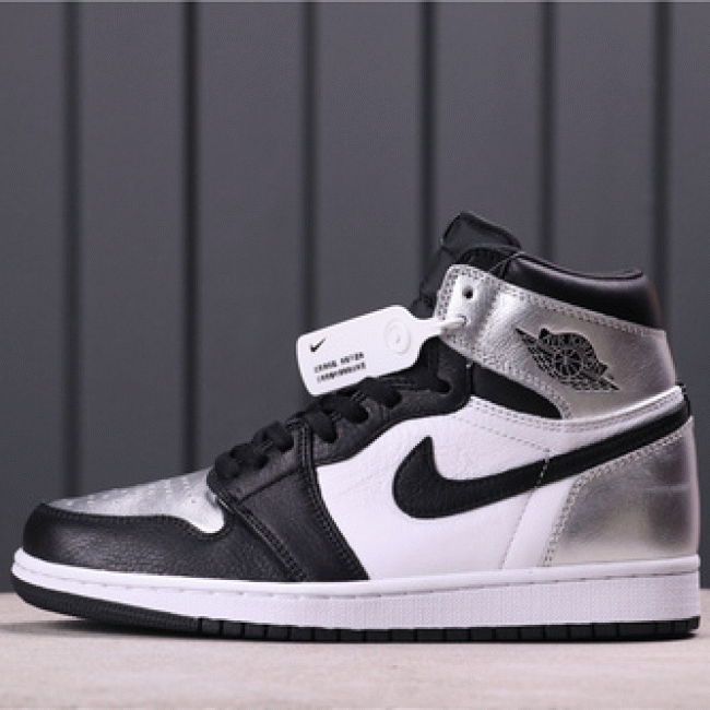 84$USD Air Jordan 1 High OG Silver Toe CD0461-001 36-47.5 image