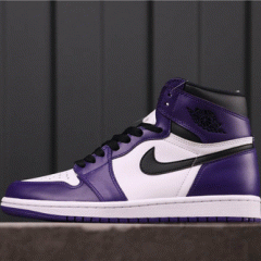 89USD Air Jordan 1 High OG Court Purple 555088-500 40.5-46