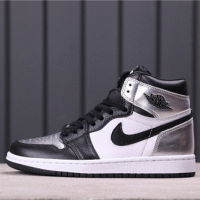 89USD Air Jordan 1 High OG Silver Toe CD0461-001 36-47.5