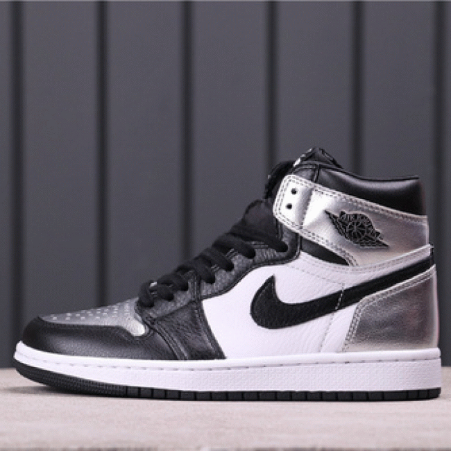 89USD Air Jordan 1 High OG Silver Toe CD0461-001 36-47.5 image