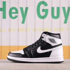 US$31 Air Jordan 1 High OG Reverse Panda DZ5485-010 Size 36-47.5