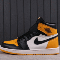 US$49 Air Jordan 1 High  OG Yellow Toe 555088-711 Size 36-45