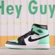 US$53 Air Jordan 1 High OG Green Glow DZ5485-130 Size 36-47 Sneakers, Air Jordan 1 High image