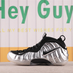 US$106 Nike Air Foamposite Pro Silver Age 616750-004 液态银泡 Size 38.5-46