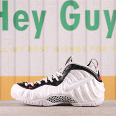 US$121 Nike Air Foamposite Pro White 624041-103 奶白泡 Size 38.5-46