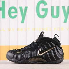 US$95 Nike Air Foamposite Pro 624041-009 黑金泡 Size 38.5-46