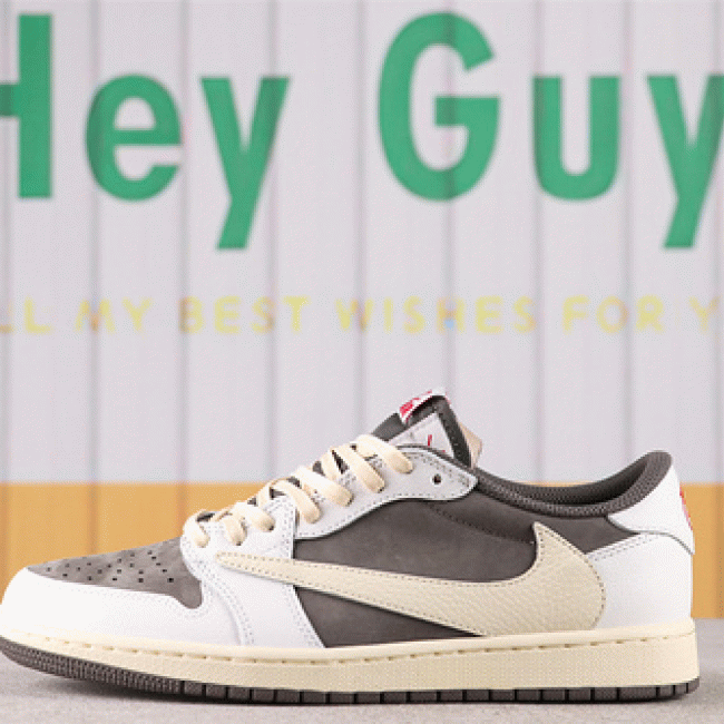 Original US$79 Travis Scott x Air Jordan 1 Low OG SKU DM7866-162 Size 36-