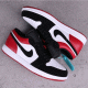 Top replicas 53USD Air Jordan 1 Low Black Toe 553558-116 36-46