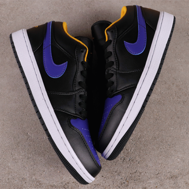 Original US$40 Air Jordan 1 Low Dark Concord 553558-075 Size 36-46