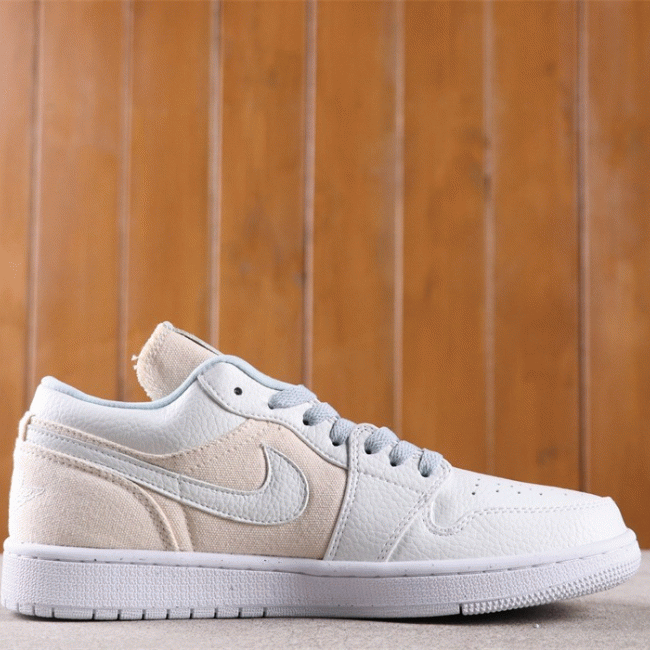 Top grade US$40 Air Jordan 1 Low “Canvas”DQ4151-500Size 35.5-47.5