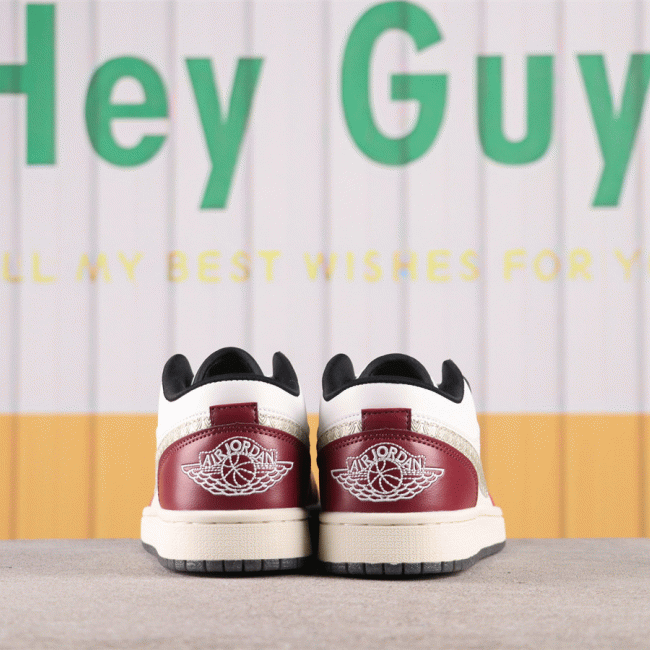 Top replicas US$26 Air Jordan 1 Low SE Dragon FJ5735-100 Size 36-46