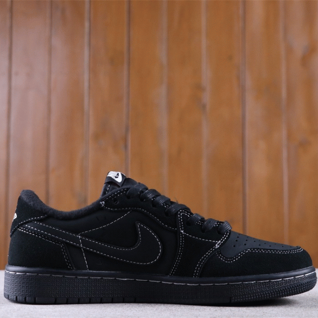 Top grade US$40 Air Jordan 1 Low Black Phantom DM7866-001 Size 36-46