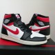 Top grade Air Jordan 1 Retro High OG Black Toe 555088-125