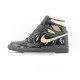 Close look AJ1 High OG Black Gold GS Size 36 to 47.5 Authentic Grade