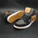 Authentic AJ1 High React AR5321-010, Black White Colorway, Available in Sizes for Men