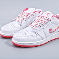 AJ1 Mid 554724-092, White Black Gym Red Colorway, Available in Sizes for Women and Men