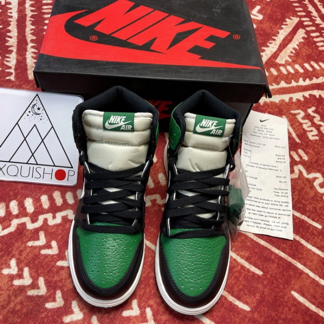 Top grade AJ1 Retro High Pine Green GS Size 36 to 47.5 Authentic Grade