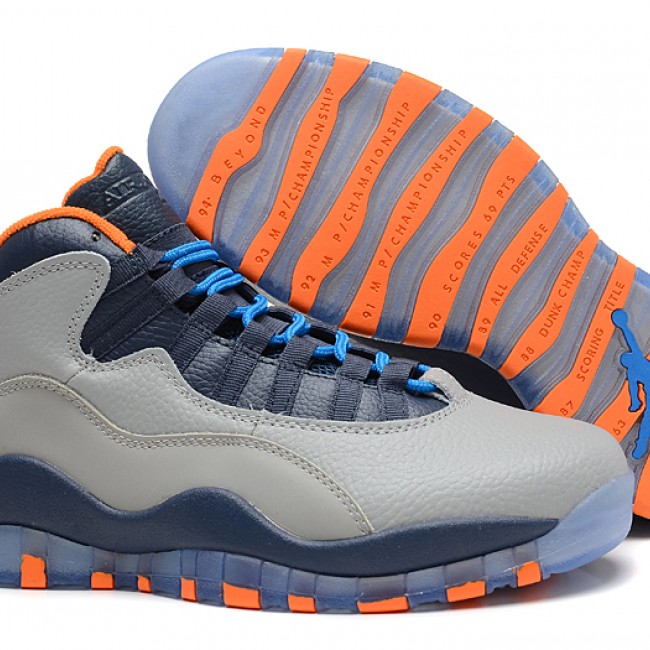 Close look Air Jordan 10 Retro Men's New York City Pack