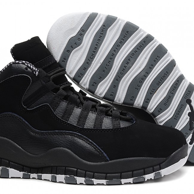 Close look Air Jordan 10 Retro Men's New York City Pack