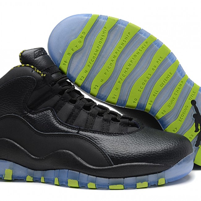 Close look Air Jordan 10 Retro Men's New York City Pack