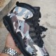 Close look Men's Air Jordan 10 Retro Cool Grey Infrared-Black