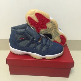 2023 Newest Levi's x Air Jordan 11 Cowboy Blue In Stock X