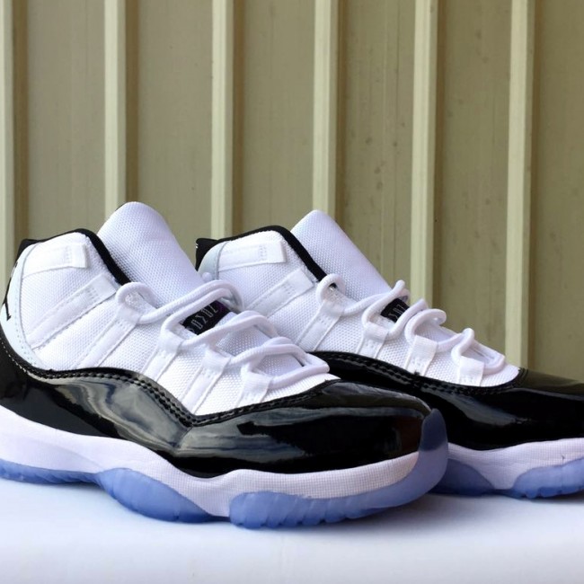 Original Air Jordan 11 Concord buckle shoes for men and women for Women and Men