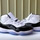 Original Air Jordan 11 Concord buckle shoes for men and women for Women and Men