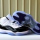 Original Air Jordan 11 Concord buckle shoes for men and women for Women and Men