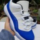Authentic Air Jordan 11LOW 11 generation low top white Polan men's and women's shoes for Women and Men