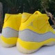 AAA AIR JORDAN11 11 generation yellow silver star men's shoes for Men