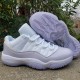 Original AIR JORDAN11LOw AJ 11 low top white pink purple men's and women's shoes for Women and Men