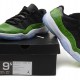 Authentic AJ 11 Low Top Super A Green Snake Skin 