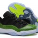 Authentic AJ 11 Low Top Super A Green Snake Skin 