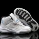 Close look AJ 11 White Legend Kids Shoes 28-35