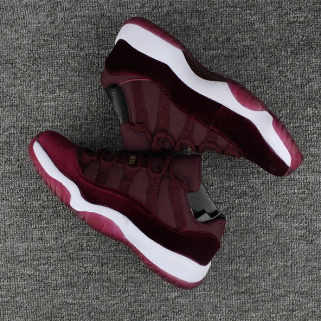 AAA AJ11 Red Velvet LOW for Women and Men shipped