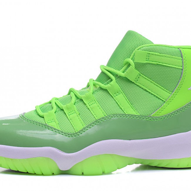 J11 Fluorescent Green Super for Women Air Jordan, Sneakers, Air Jordan 11 image