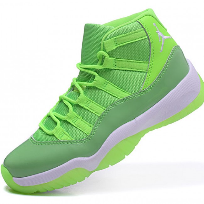 J11 Fluorescent Green Super for Women Air Jordan, Sneakers, Air Jordan 11 image