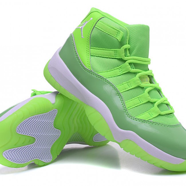 J11 Fluorescent Green Super for Women Air Jordan, Sneakers, Air Jordan 11 image